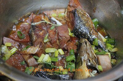 Braised Fish with Young Jackfruit Recipe (Cá Kho Mít Non)