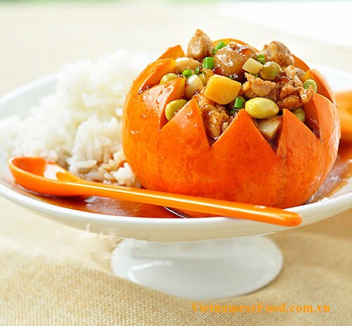 steamed-chicken-in-young-pumpkin-recipe-ga-hap-bi-do-non